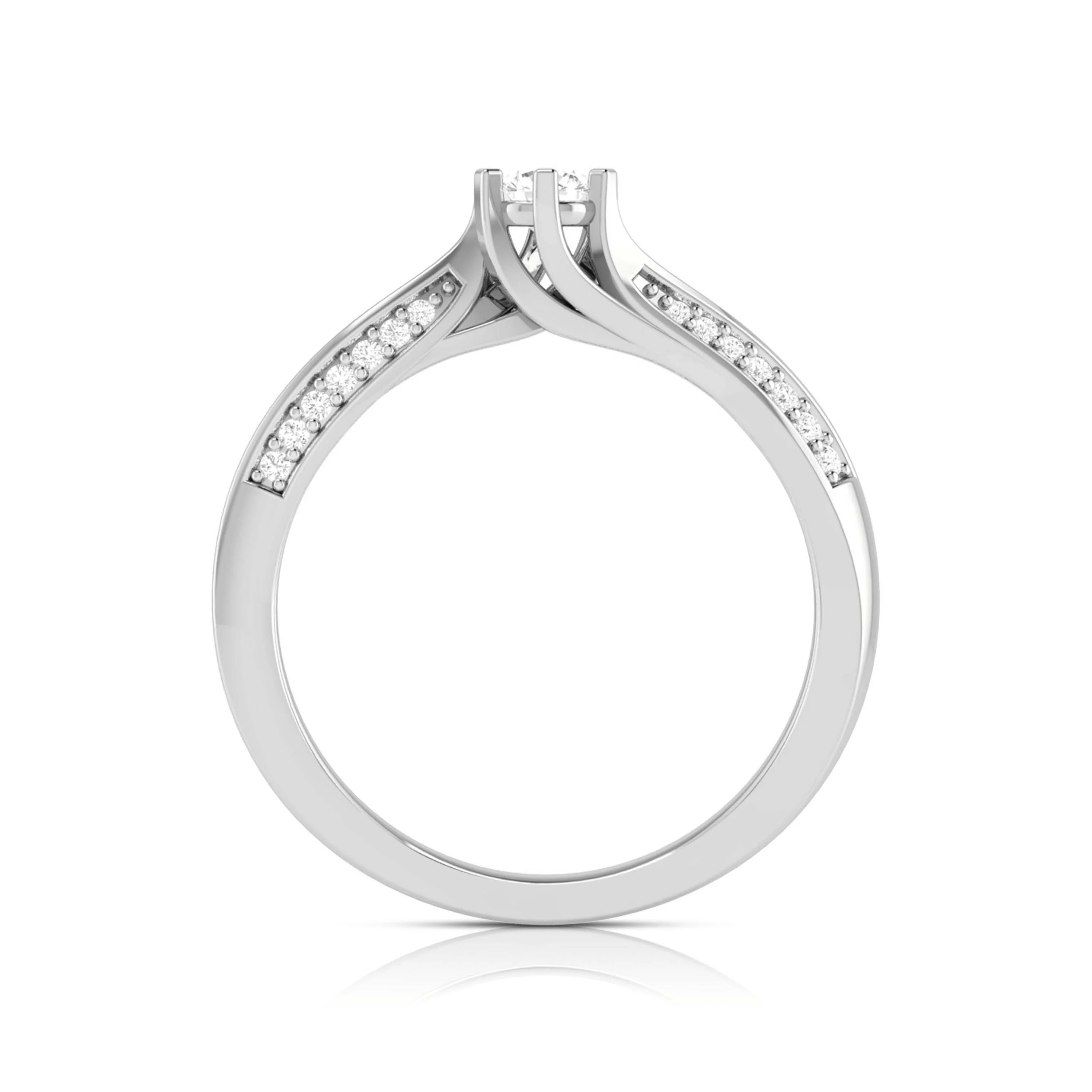0.31 CT Gold Luminous Diamond Eternity Ring - Image 14