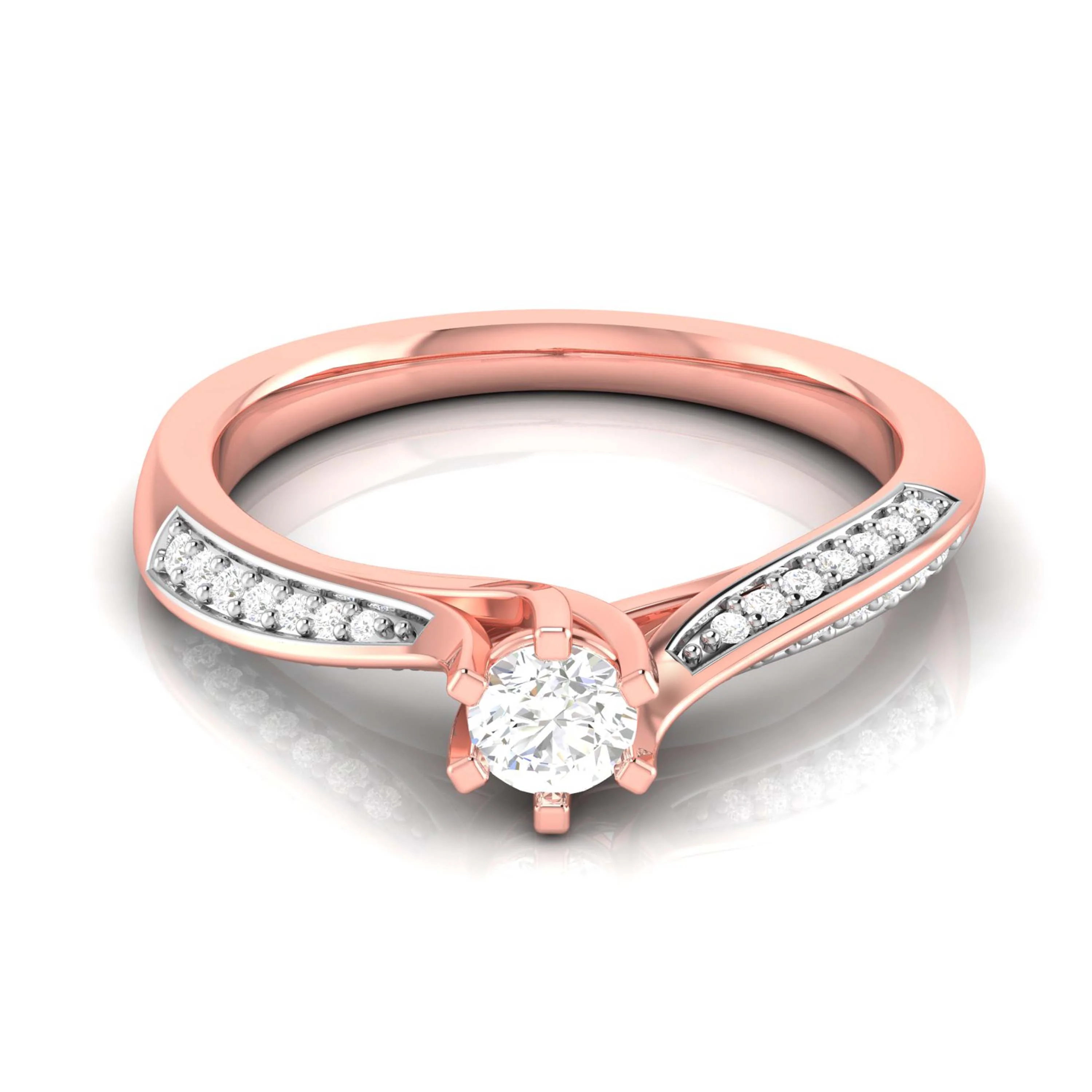 0.31 CT Gold Luminous Diamond Eternity Ring - Image 8