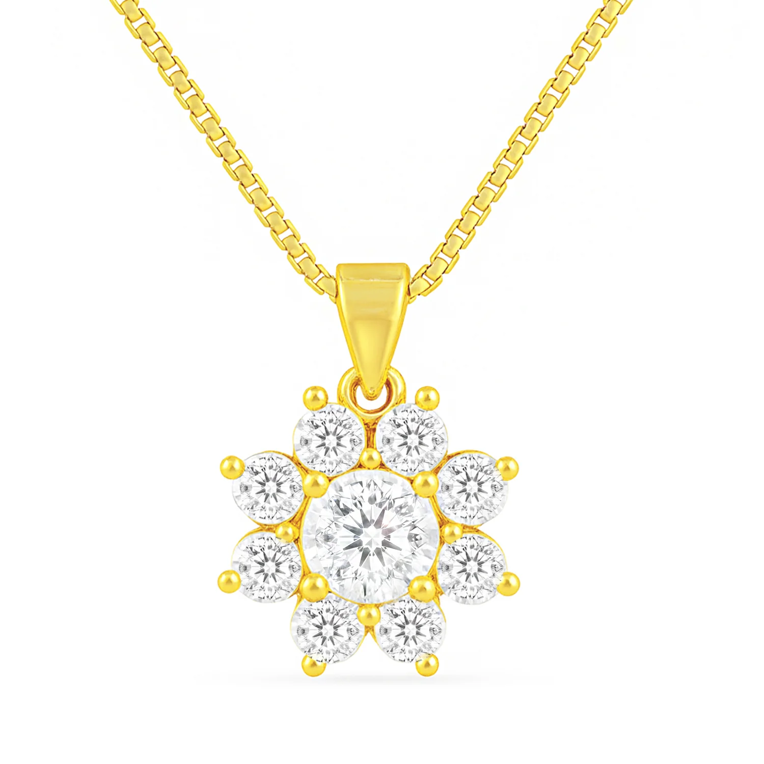 The Sun-Kissed Marigold Gold Plated Necklace - Image 2