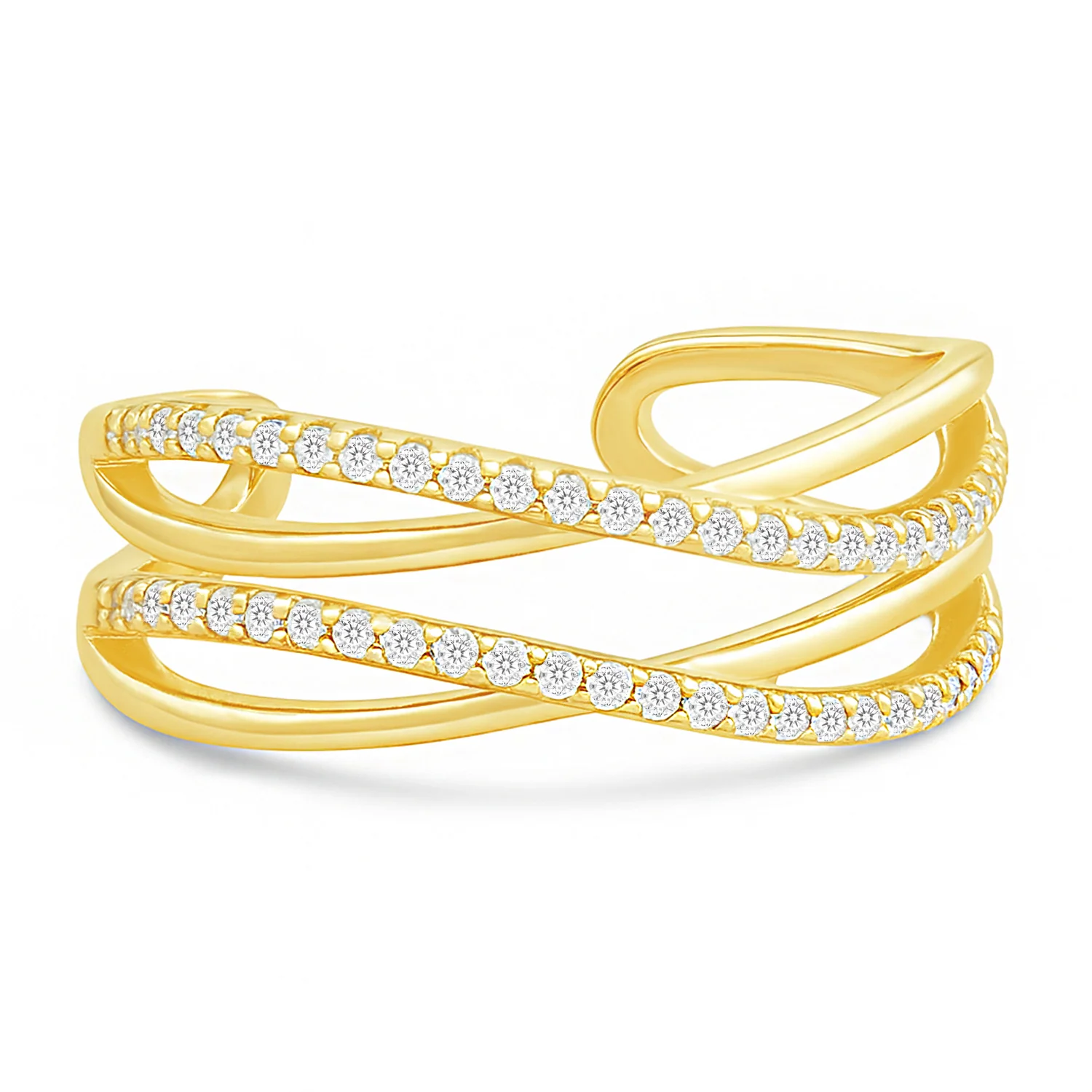 Embrace of Infinite Grace Gold Plated Ring (Adjustable) - Image 7