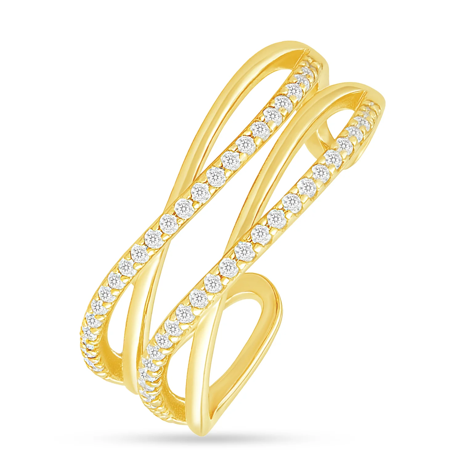 Embrace of Infinite Grace Gold Plated Ring (Adjustable) - Image 8