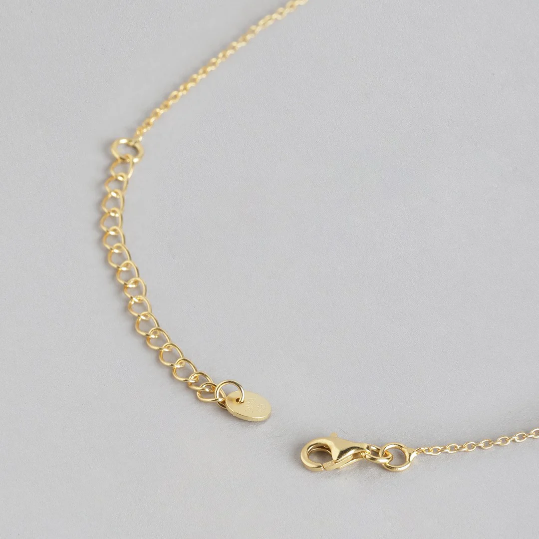 Golden Elegance 925 Sterling Silver Gold-Plated Beaded Mangalsutra - Image 6