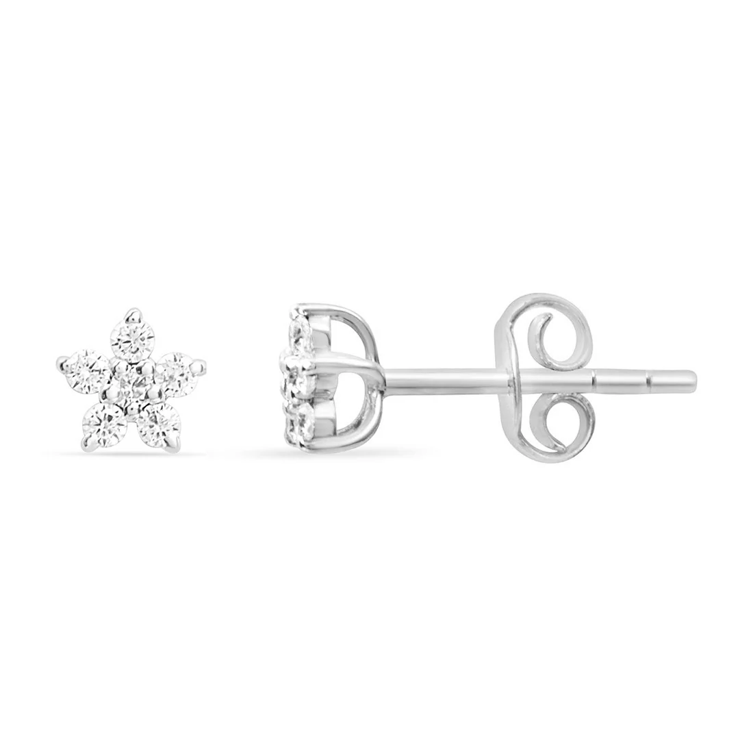Star Stud Earrings with Lab-Grown Diamonds - Image 9