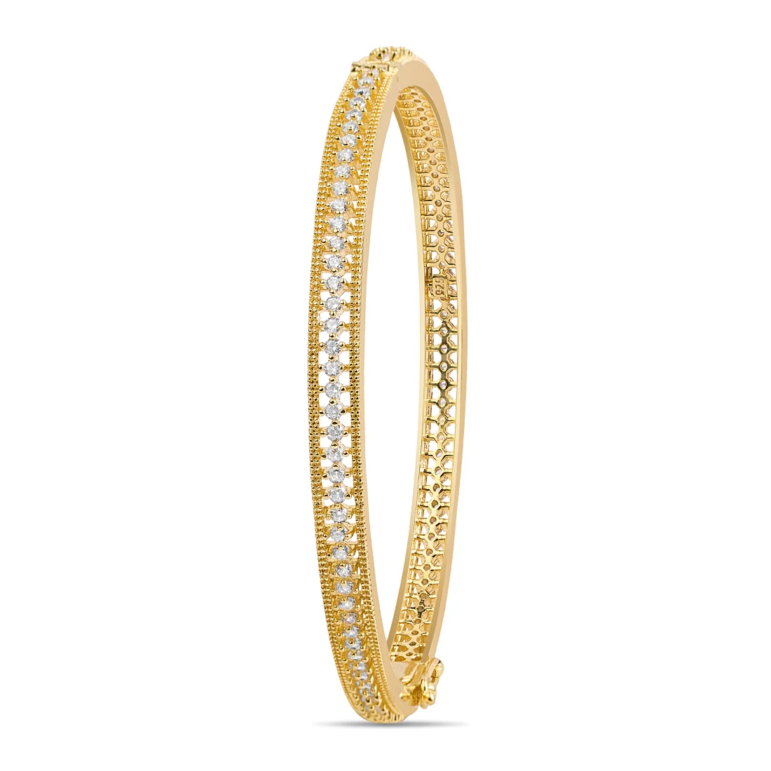 Golden Glow Gold Plated 925 Sterling Silver Bangles - Image 5