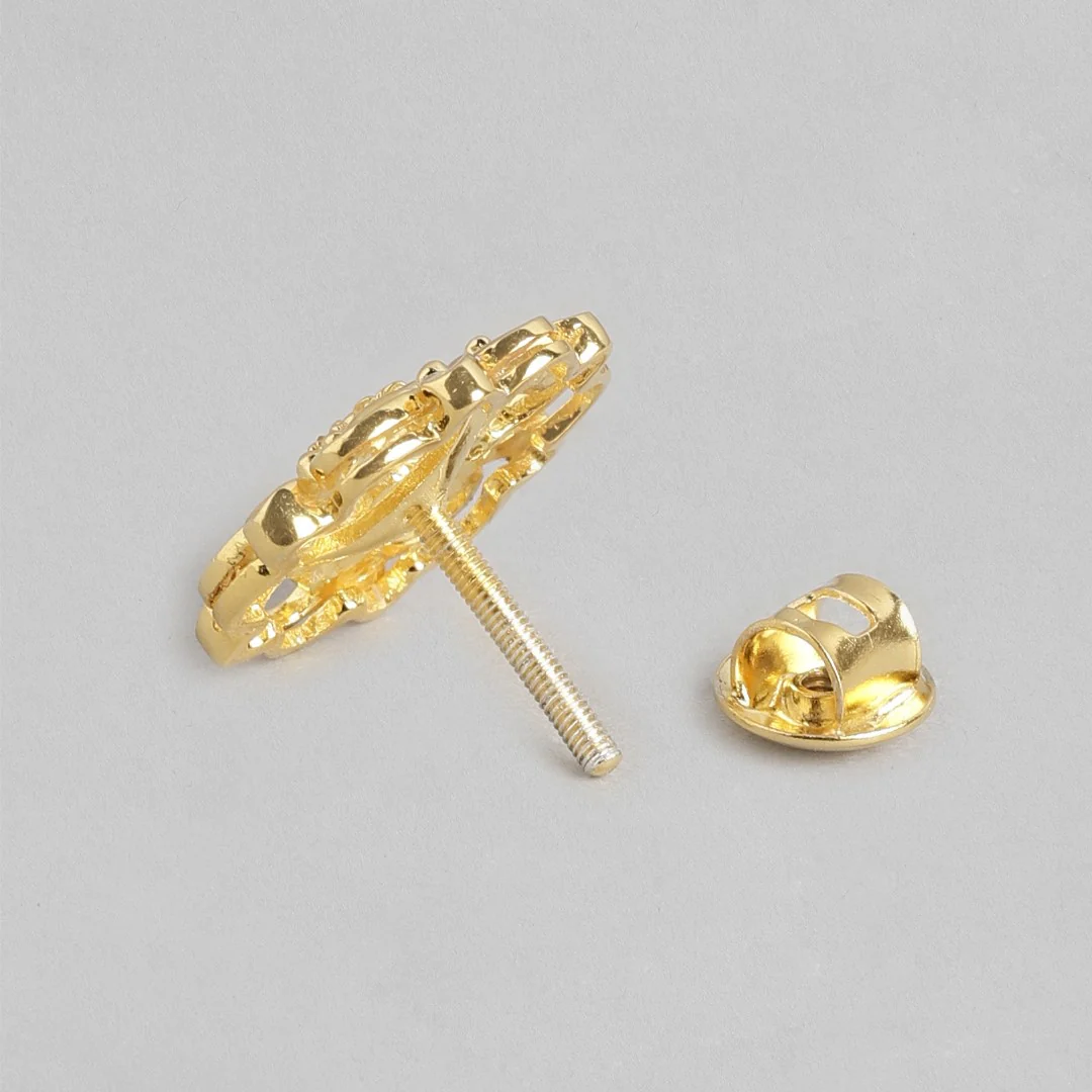 Golden Glow Gold Plated 925 Sterling Silver Earrings - Image 5