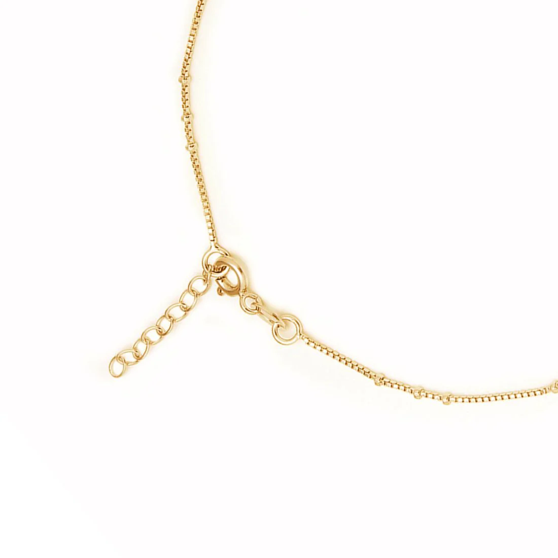 Golden Heartstrings Gold Plated 925 Sterling Silver Chain Anklet - Image 6