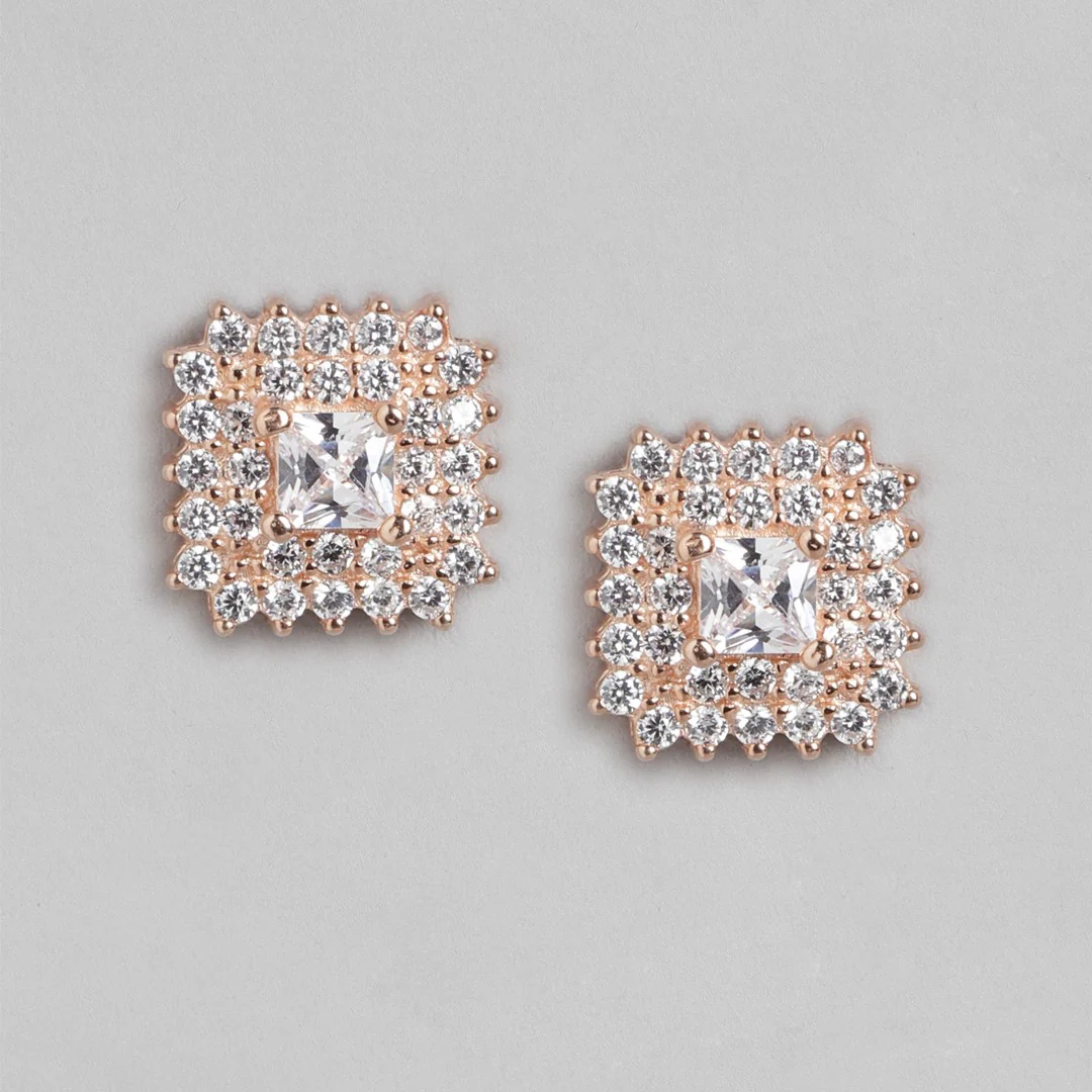 Golden Radiance Rose gold-Plated 925 Sterling Silver Jewelry Set - Image 4