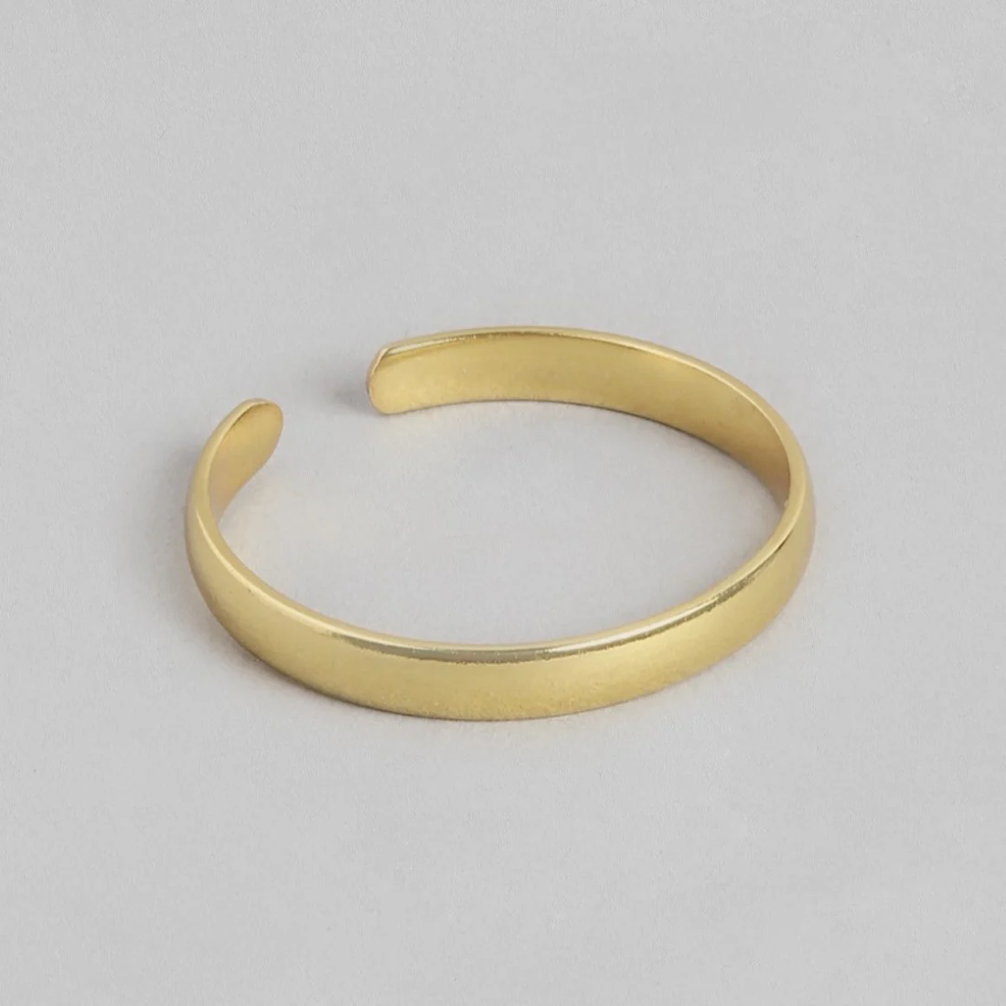 Golden Simplicity Gold-Plated 925 Sterling Silver Women's Ring (Adjustable) - Image 5