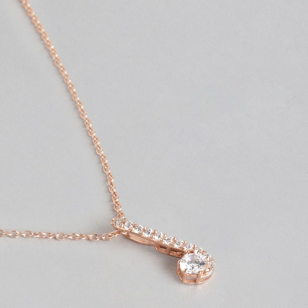 Harmonious Melody CZ 925 Sterling Silver Necklace - Image 4