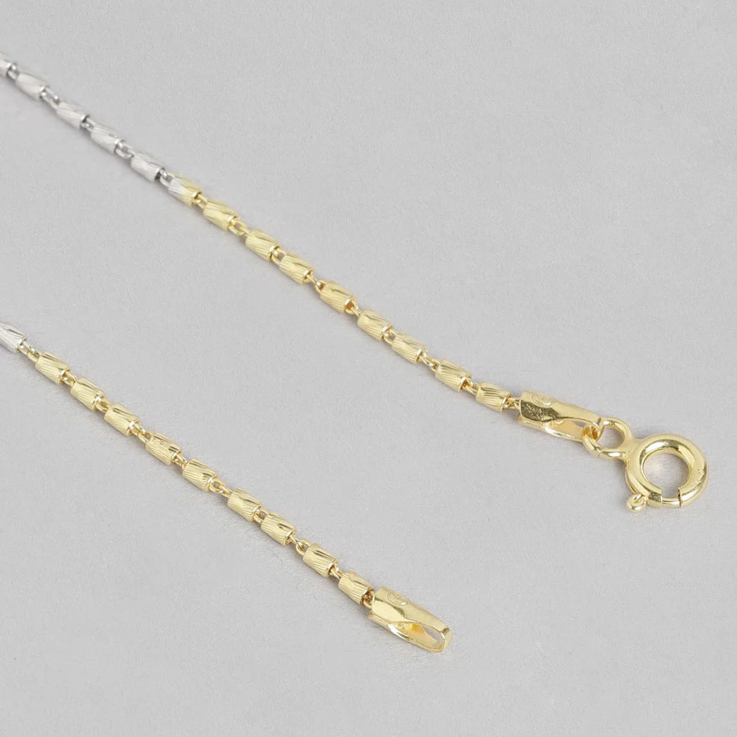 Harmony in Tones 925 Sterling Silver Triple Tone Anklet Gift Hamper - Image 9