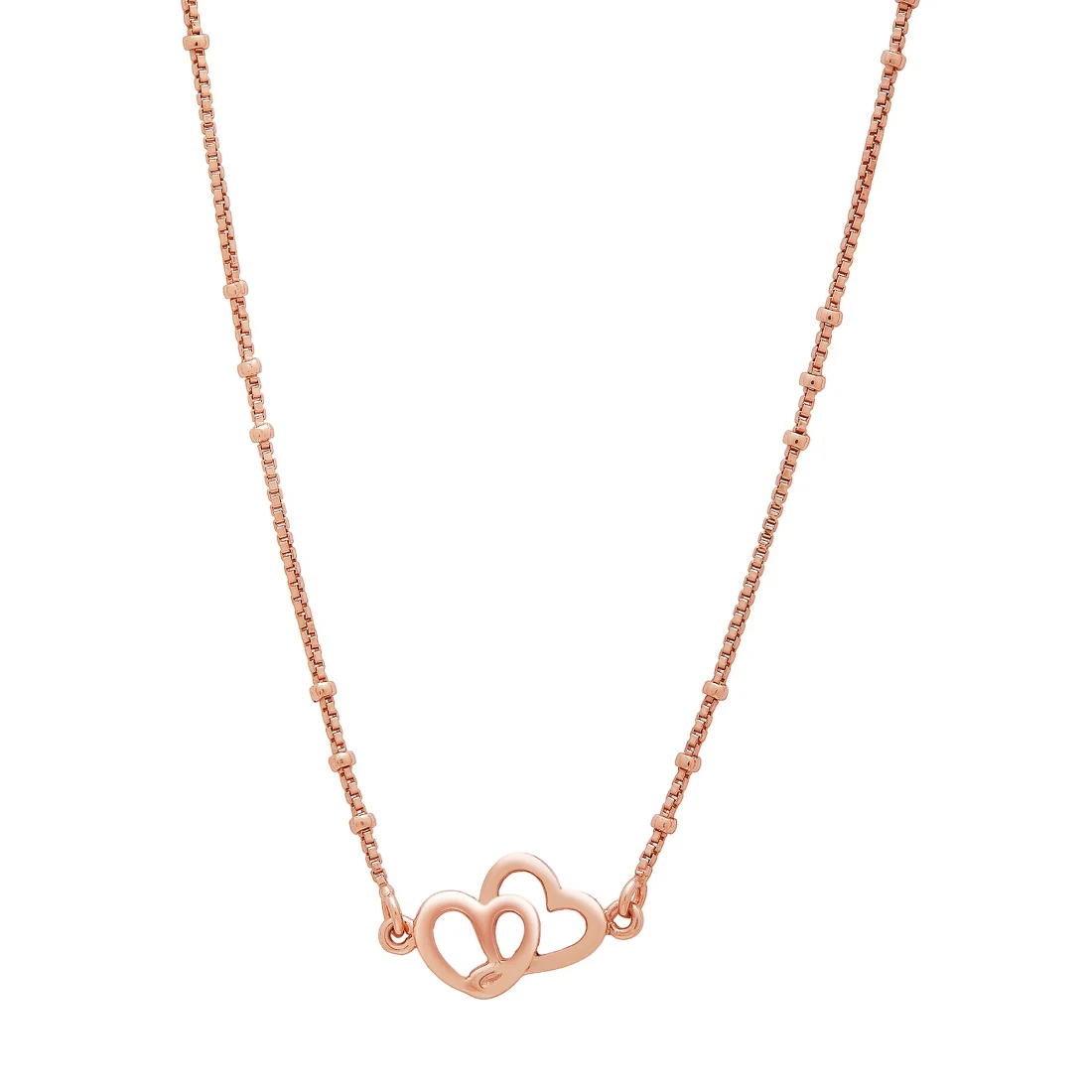 Heartfelt Affection Rose Gold-Plated 925 Sterling Silver Necklace - Image 4
