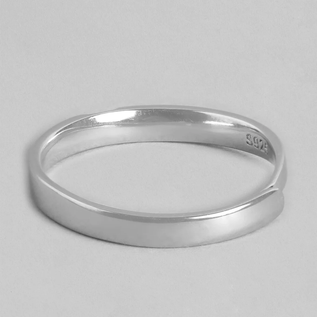 Heart's Desire 925 Sterling Silver Heart Pattern Ring for Him (Adjustable) - Image 6