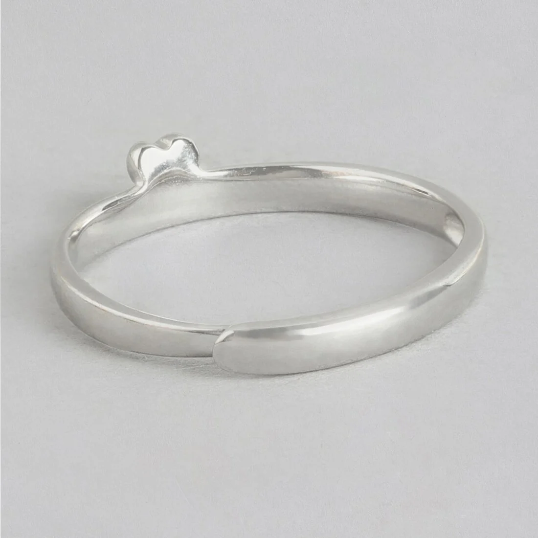 Heart's Desire Sterling Silver Heart Pattern Ring for Women (Adjustable) - Image 6