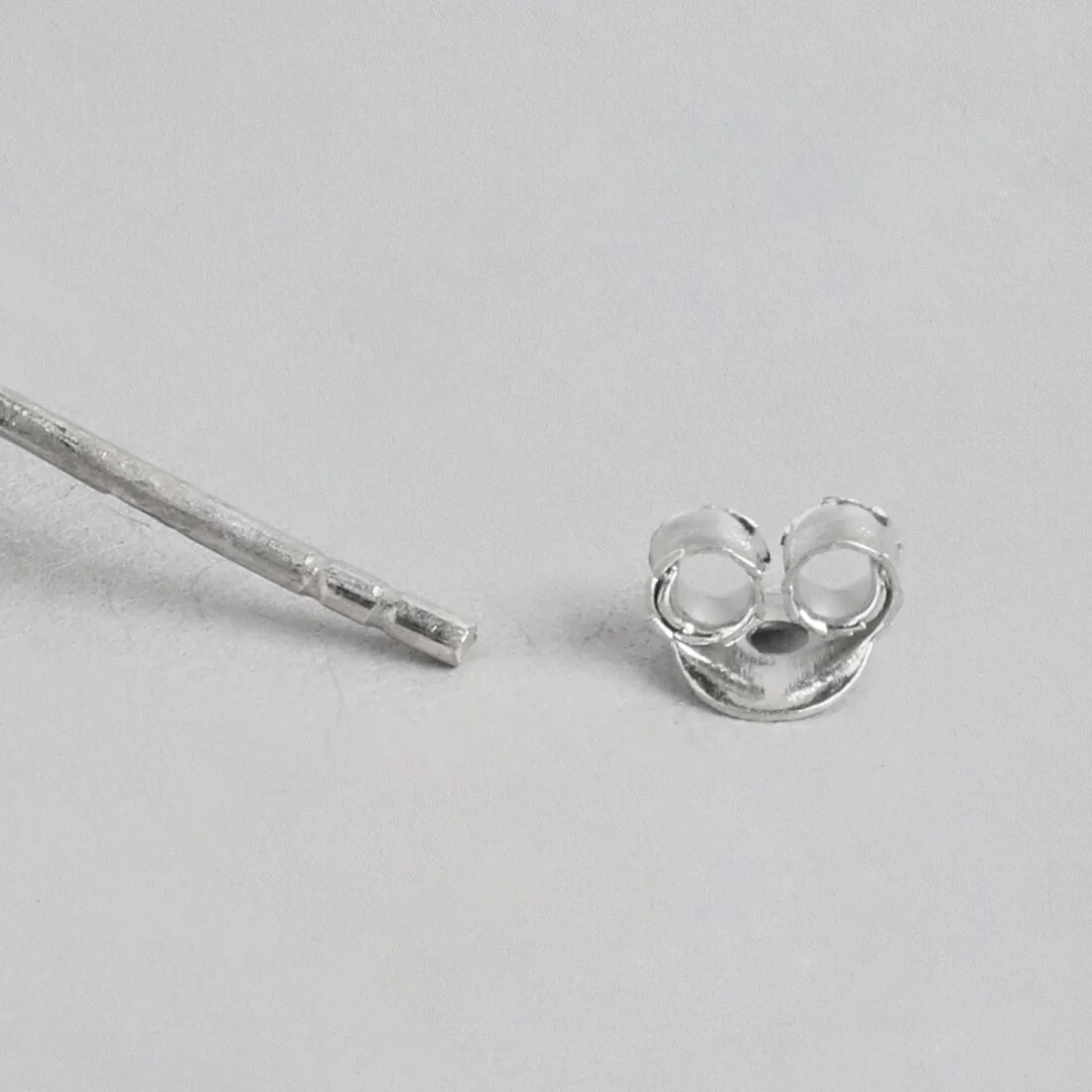 Infinite Allure Rhodium Plated 925 Sterling Silver CZ Studs - Image 5