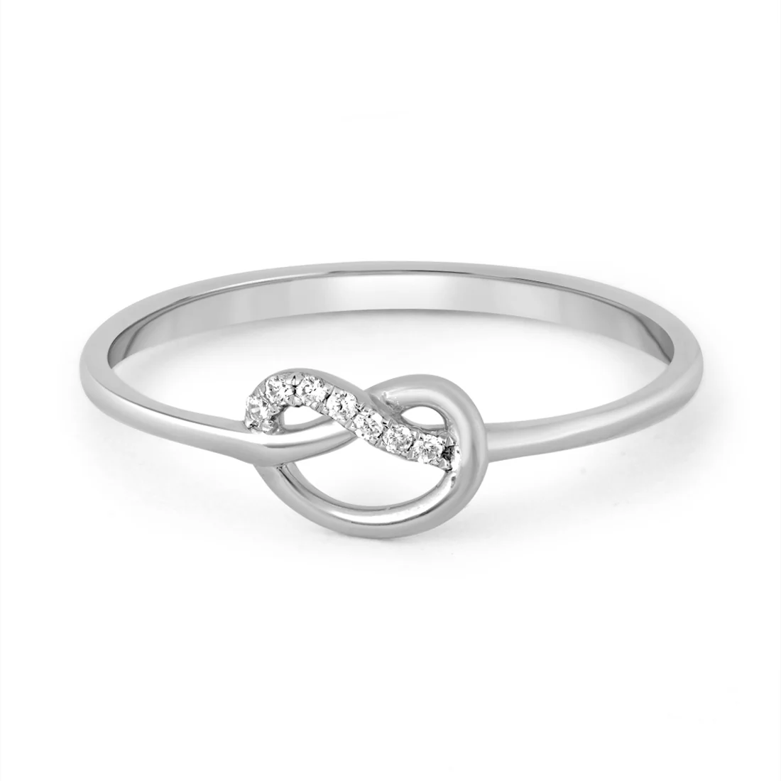 Infinite Connection Gold Ring with Lab Grown Diamond - Image 5