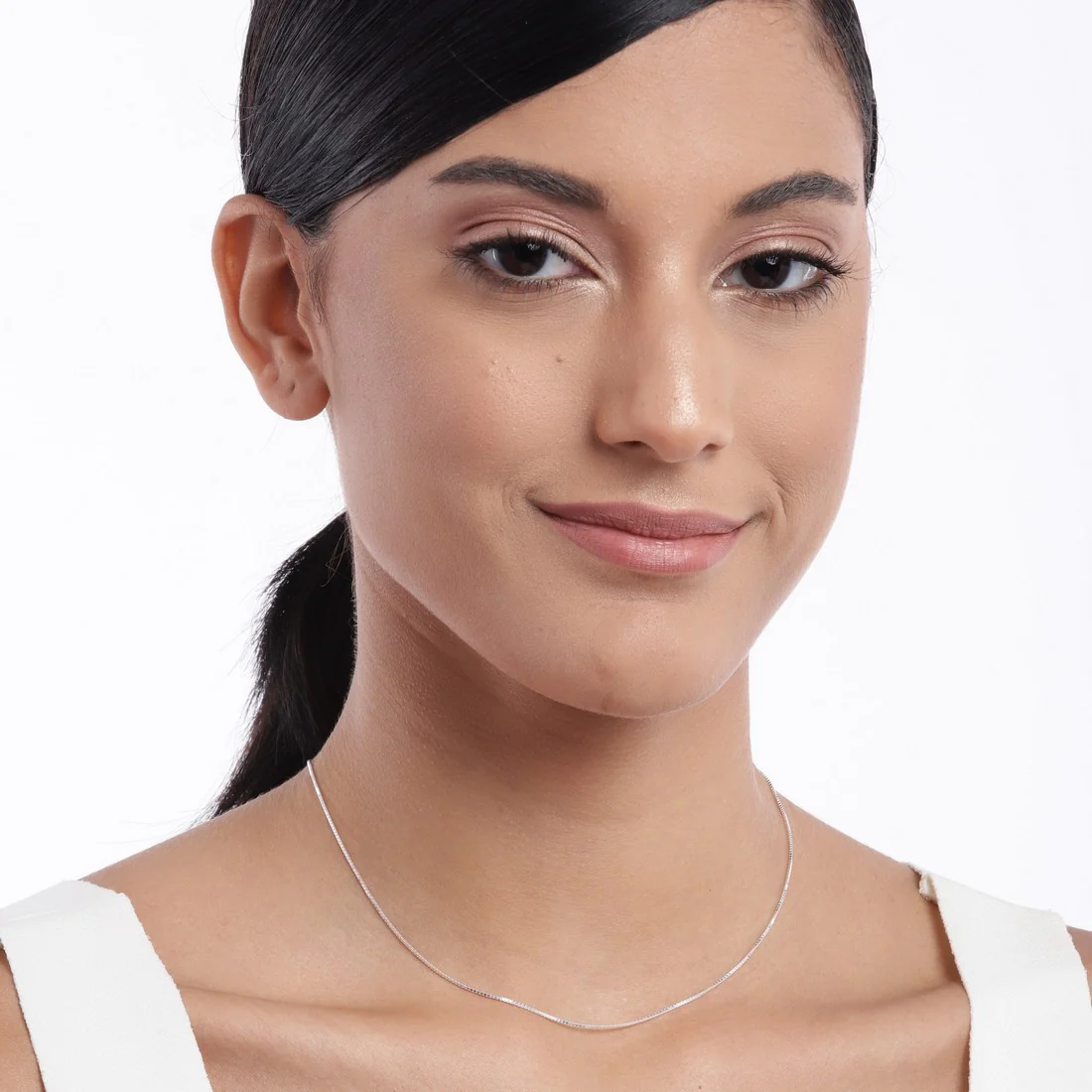 Interlocked 925 Sterling Silver Chain - Image 3