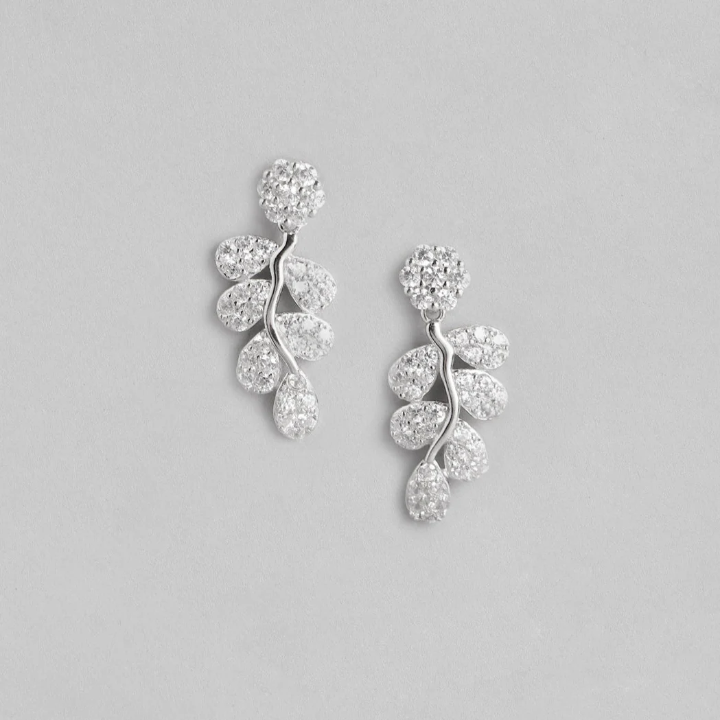 Leaf-Droplet 925 Silver Jewellery Set - Image 8
