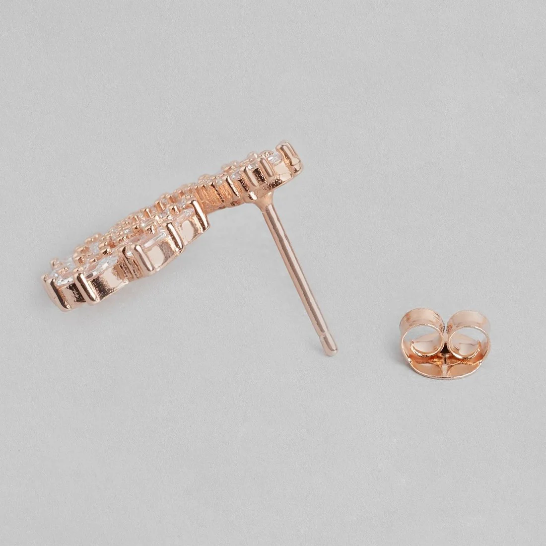 Leafy Elegance Rose Gold-Plated 925 Sterling Silver Jewelry Set - Image 7