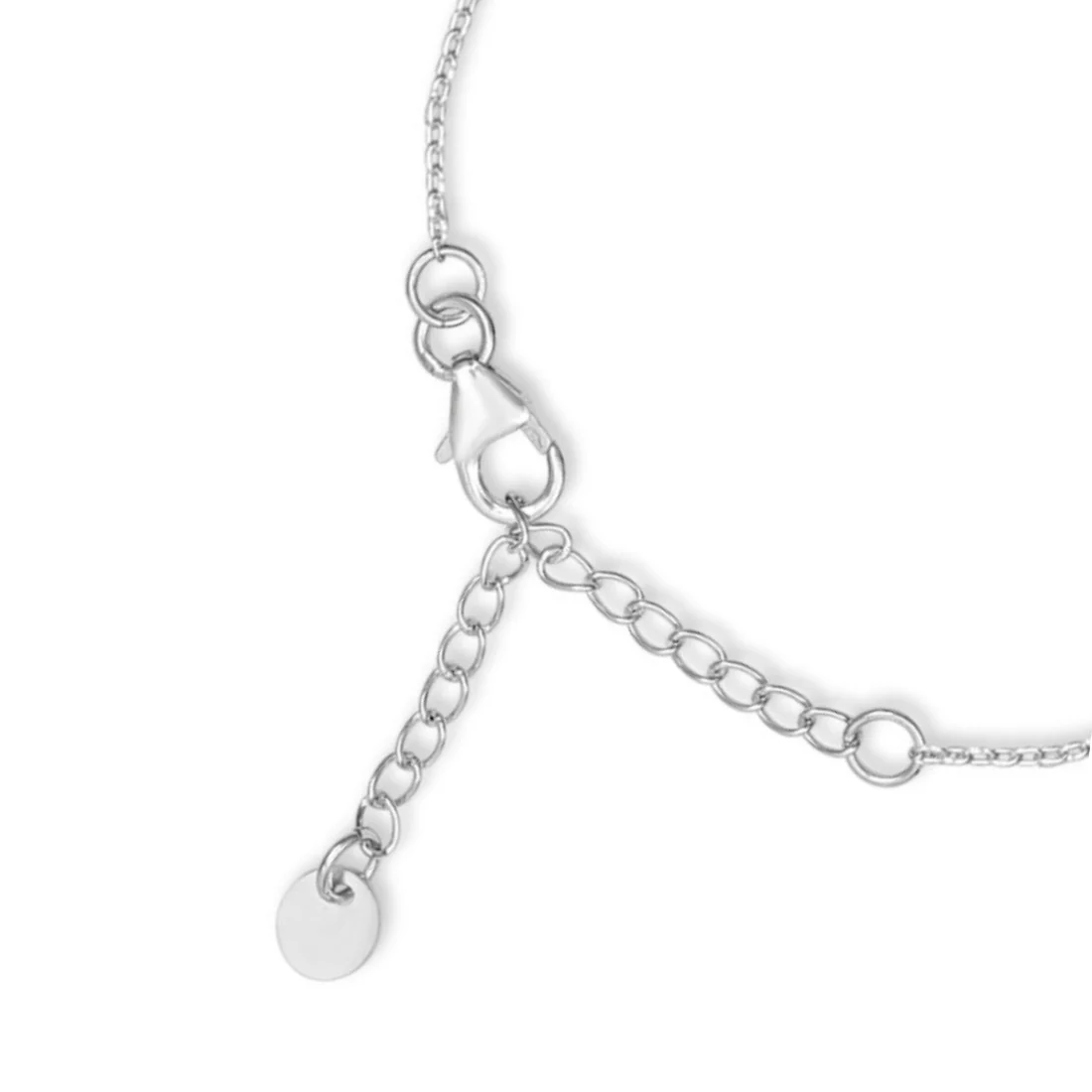 Leafy Glamour 925 Sterling Silver Bracelet with Cubic Zirconia - Image 7