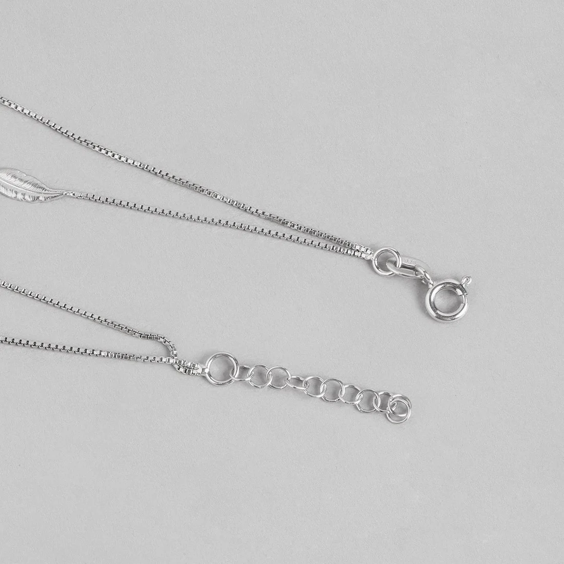 Leafy Multistring Chained 925 Sterling Silver Anklet - Image 7