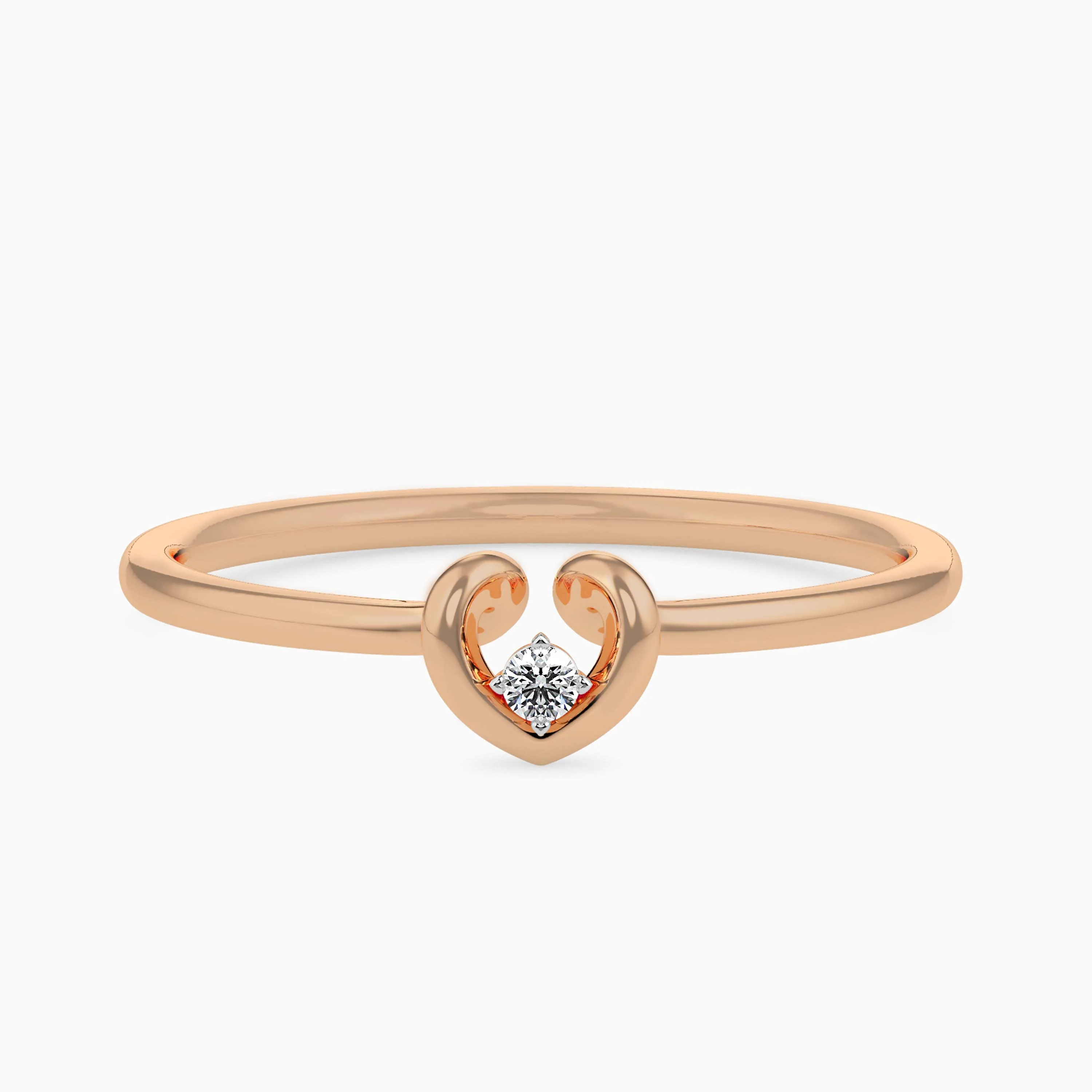 Sparkling Allure Lab-Grown Diamond Heart Ring - Image 6