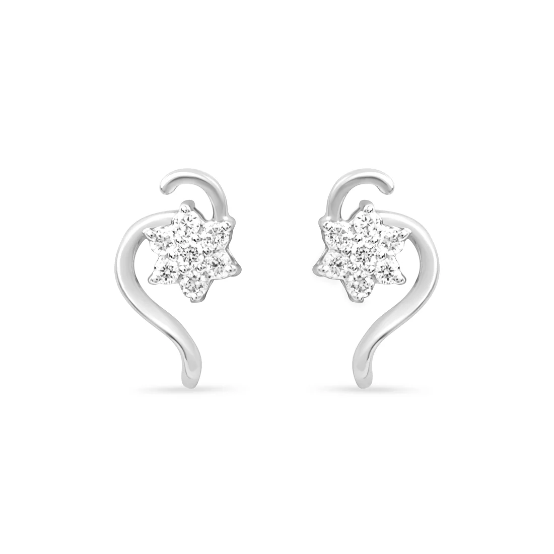 Starry Luxe Gold Earrings with Lab-Grown Diamonds - Image 10