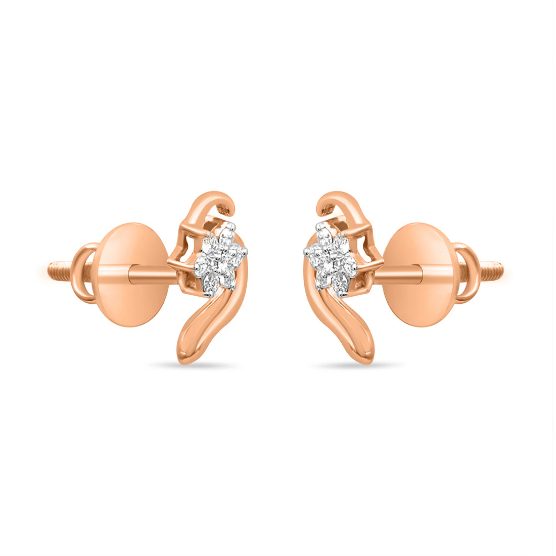 Starry Luxe Gold Earrings with Lab-Grown Diamonds - Image 8