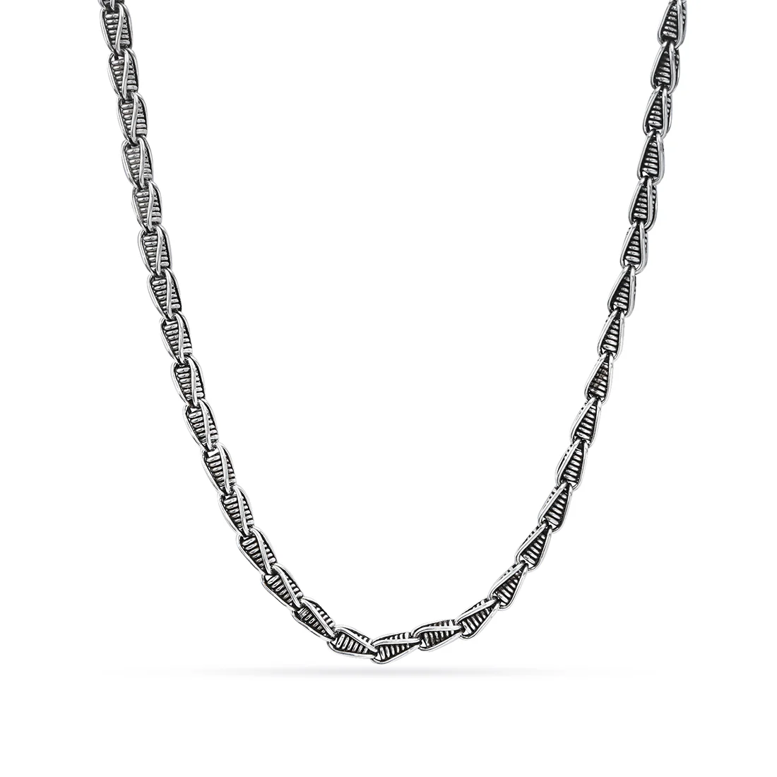 Majestic Rope 925 Sterling Silver Rhodium-Plated Men's Chain - Image 6