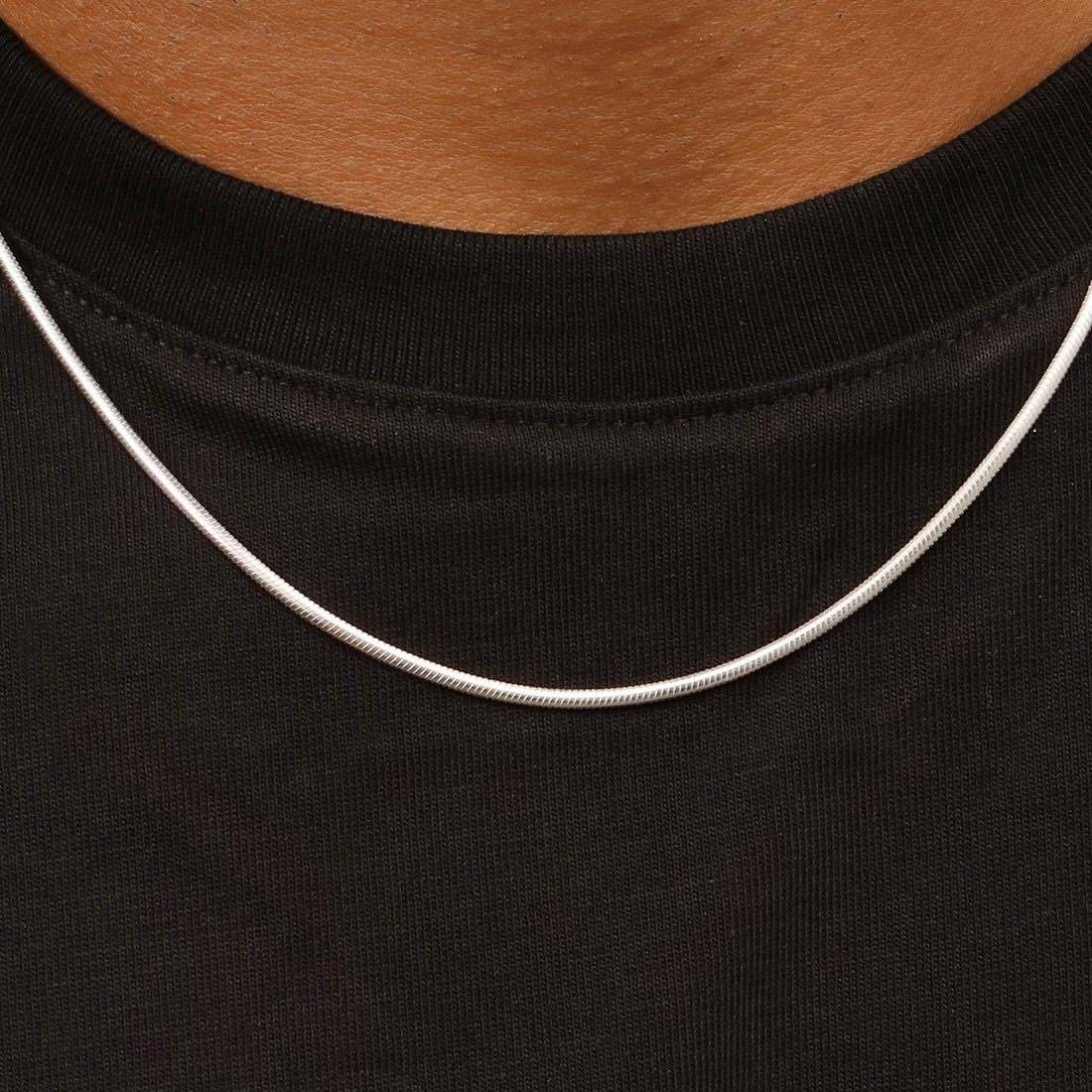 Majestic Serpent 925 Sterling Silver Snake Chain with Lobster Claw for Men - Image 4