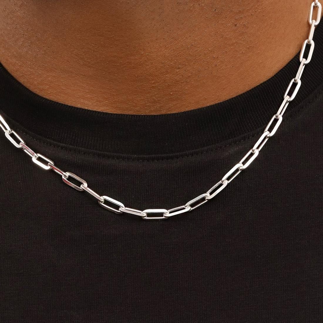 Men's 925 Sterling Silver Linked Chain - Image 3