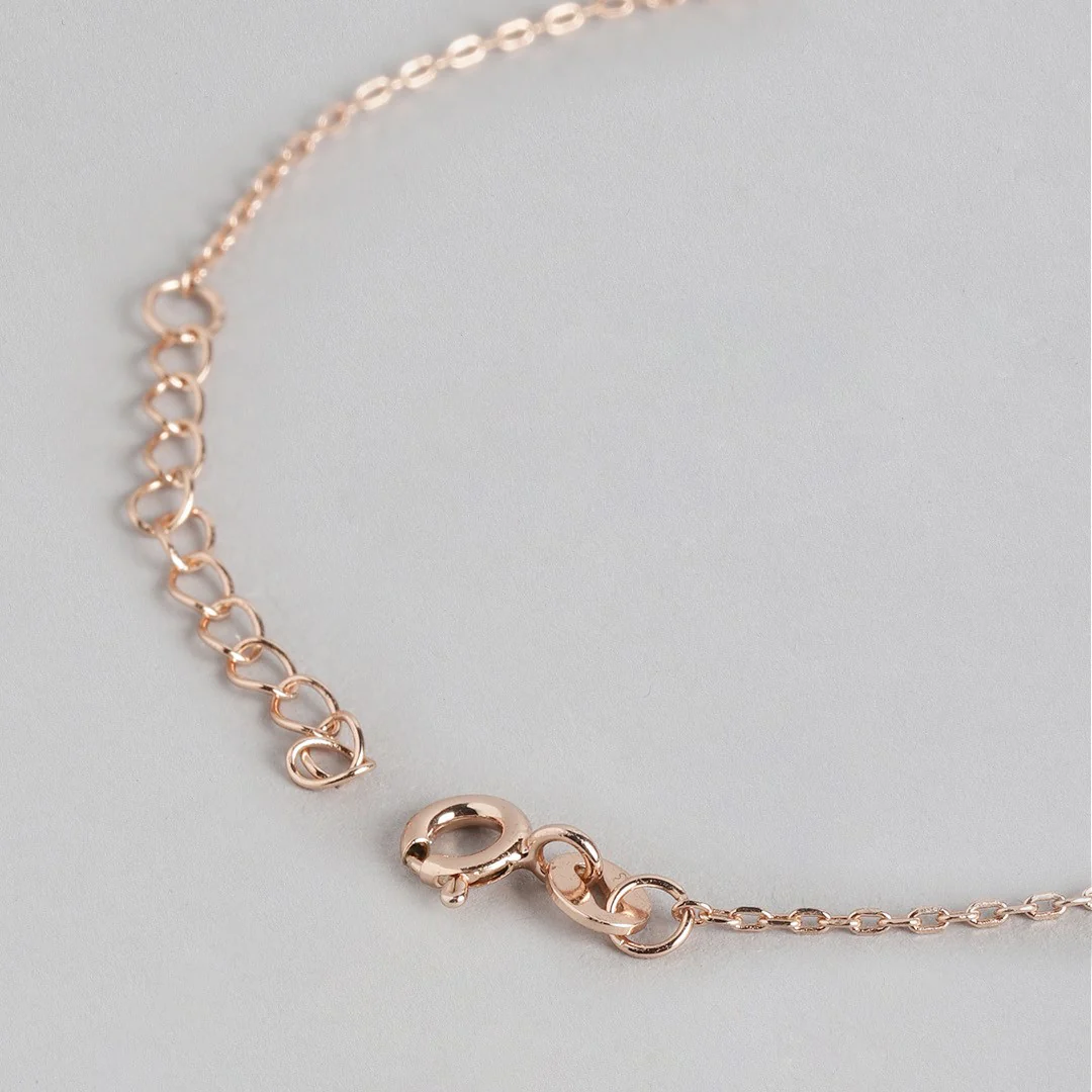My Moon and Star 925 Silver Bracelet in Rose Gold - Image 8