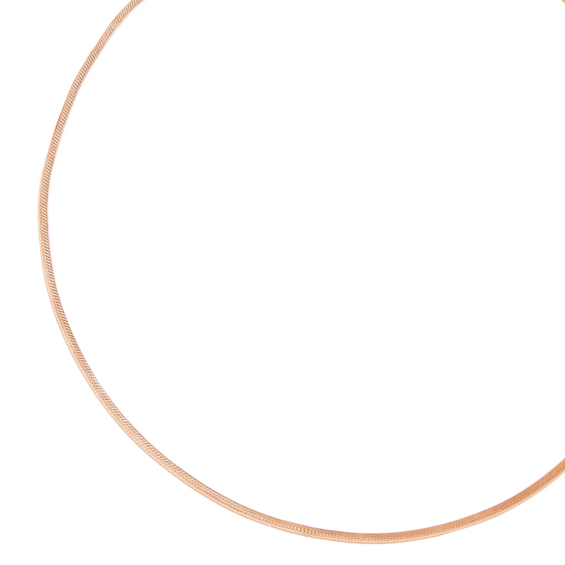 Minimal Serenity Rose Gold Plated 925 Sterling Silver Anklet - Image 10