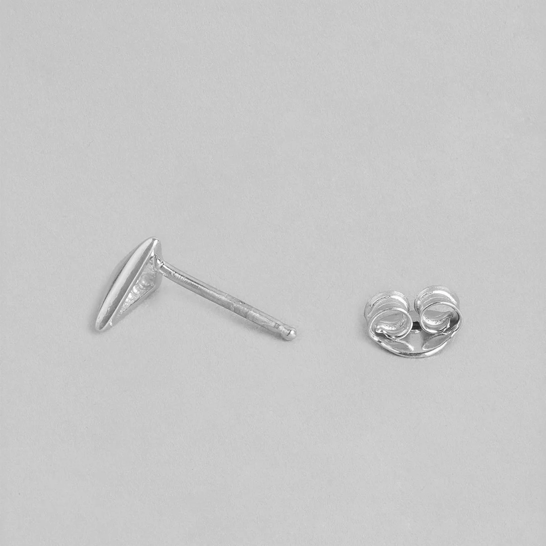 Minimalist Triangle Stud Earrings in 925 Sterling Silver - Image 5