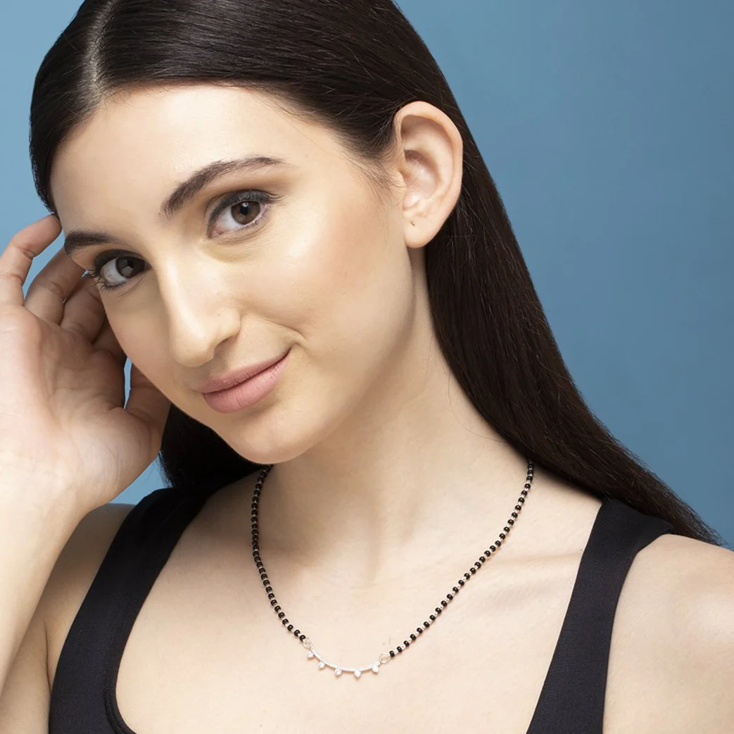 Minimal 925 Silver Mangalsutra - Image 5