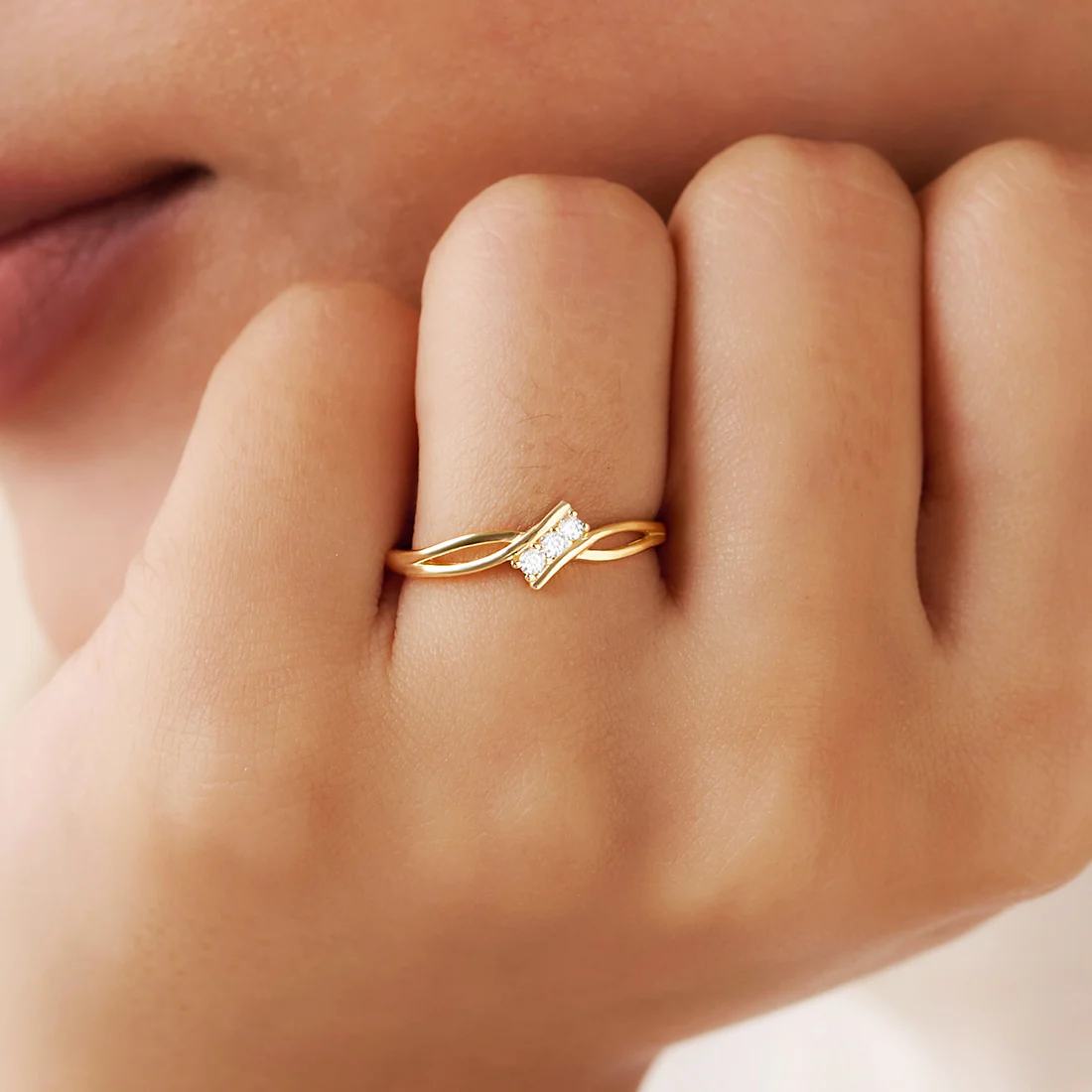 My Infinite Vow Gold Plated Ring (Adjustable) - Image 3