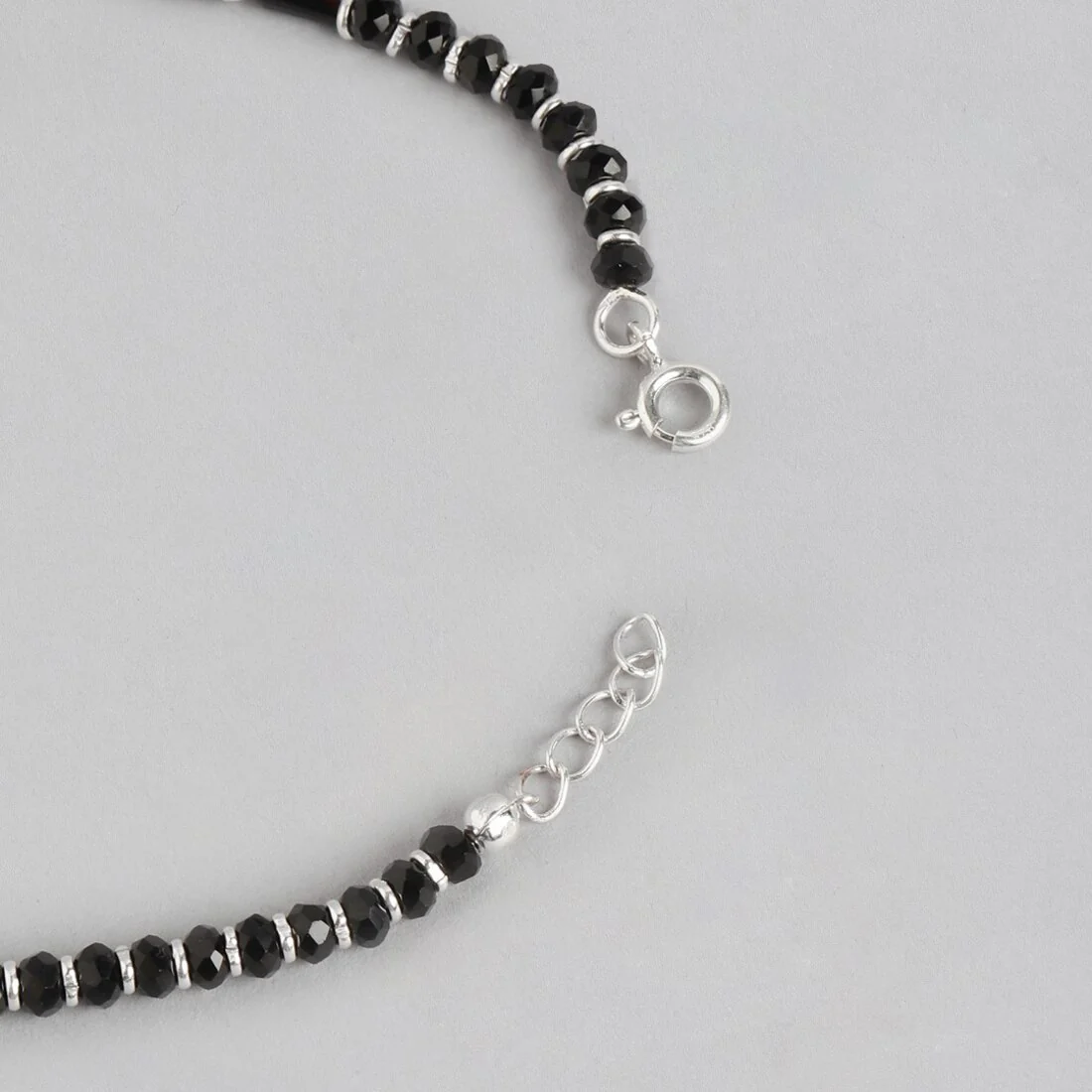 Mystic Charms 925 Sterling Silver Rhodium-Plated Evil Eye Anklet - Image 7