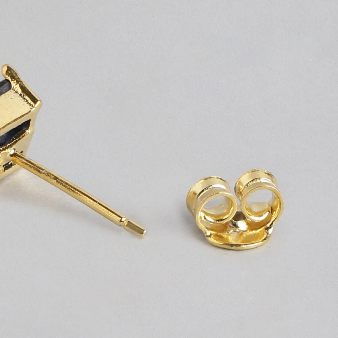 Mystic Nightfall Gold-Plated 925 Sterling Silver Stud Earrings - Image 5