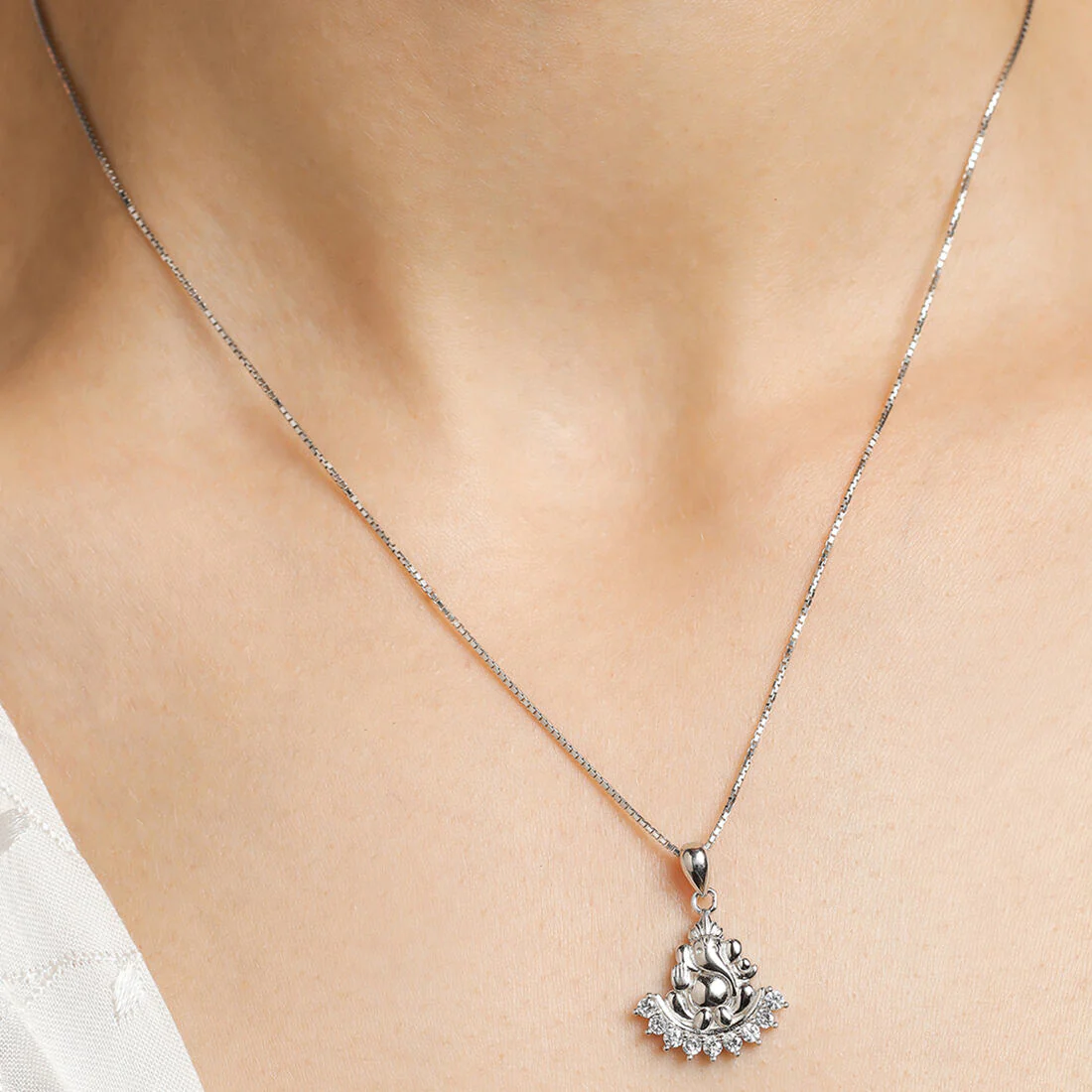 Ganesha Silver 925 Sterling Silver Necklace - Image 2