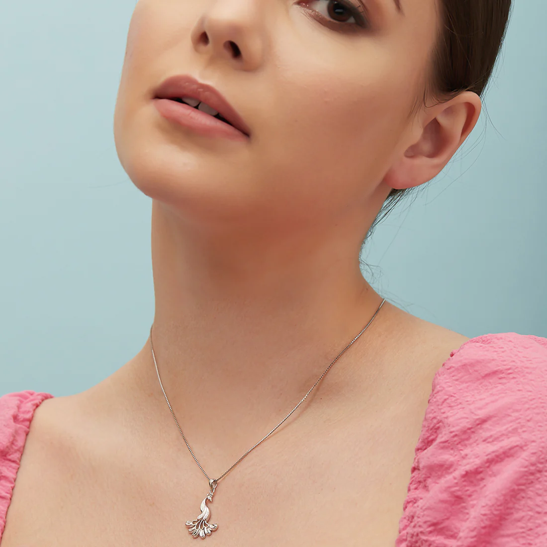 Peacock Silver 925 Silver Necklace Chain - Image 5