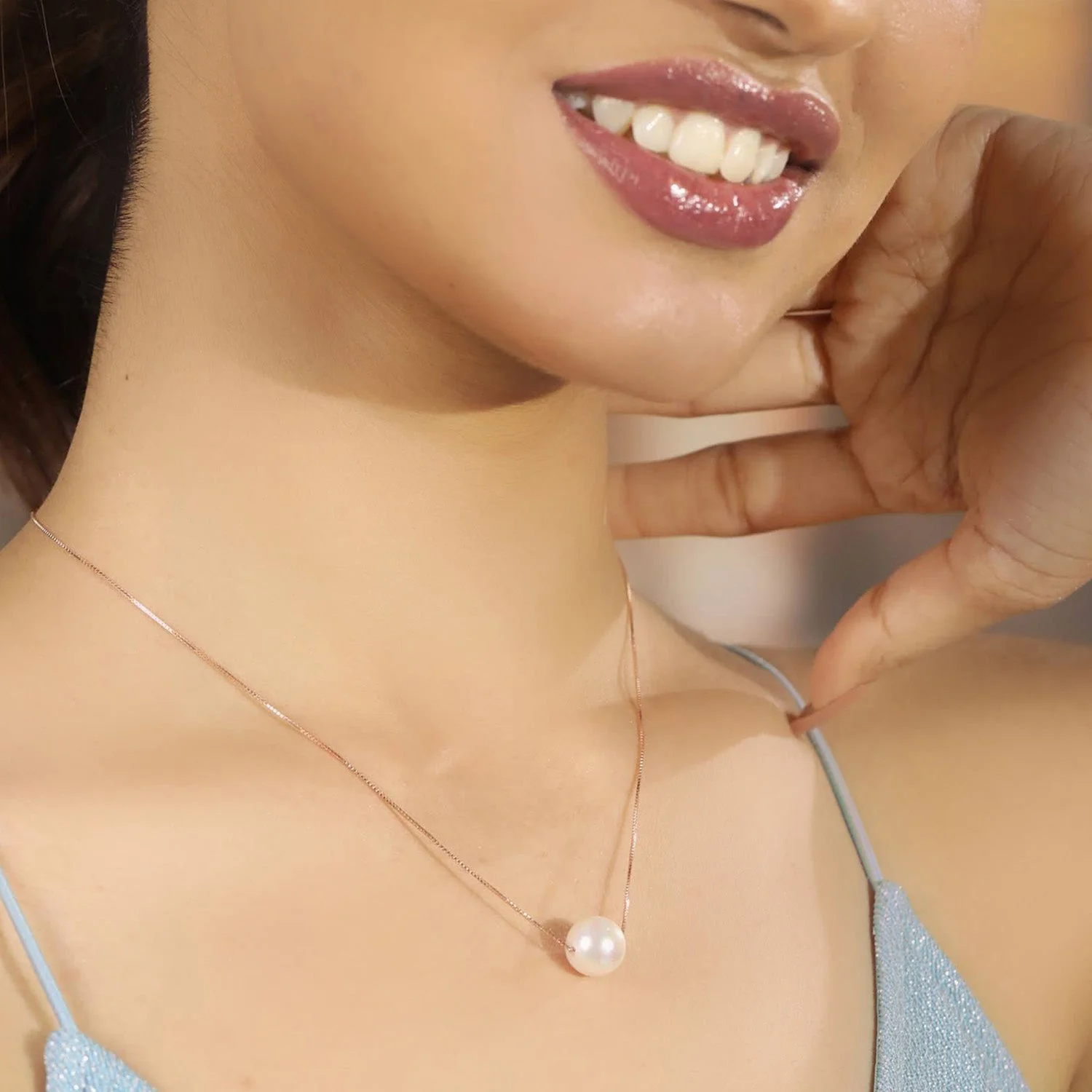 Pearl of Love 925 Silver Jewelry Set - Valentines Edition With Gift Box - Image 5