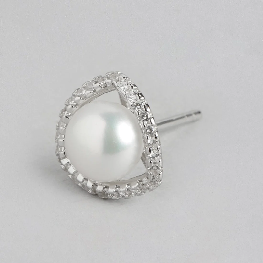 Pearl Radiance Harmony Rhodium-Plated 925 Sterling Silver Jewelry Set - Image 6