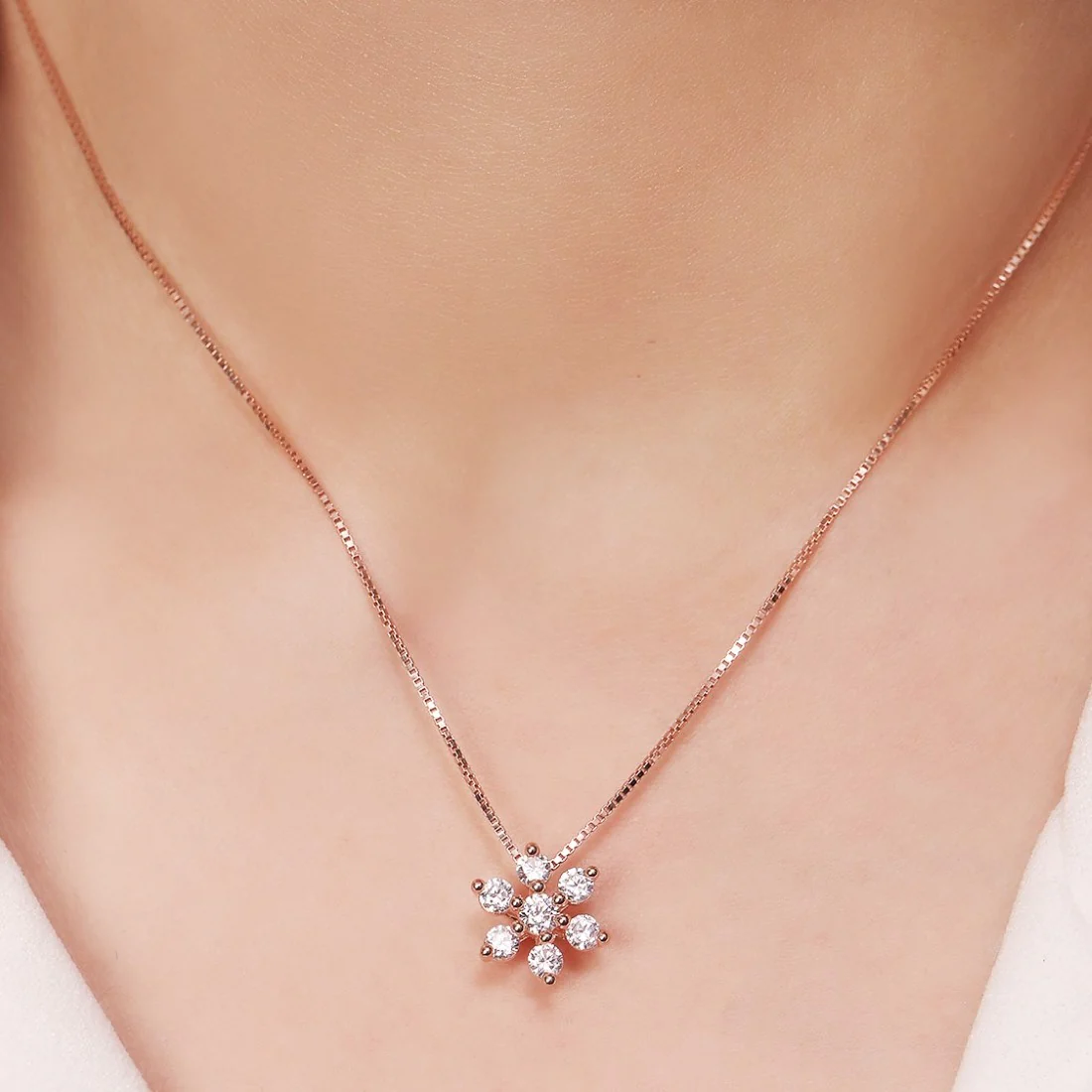 Celestial Harmony - Nakshatra Rose Gold Plated 925 Sterling Silver Necklace - Image 2