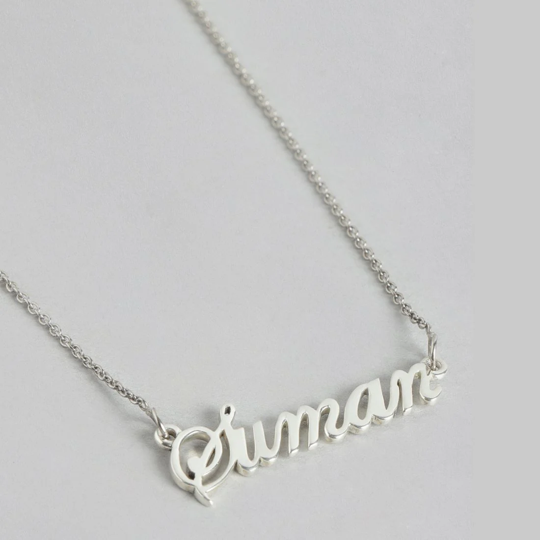 Personalized Eternal Pendant 925 Sterling Silver With Cable Chain - Image 4