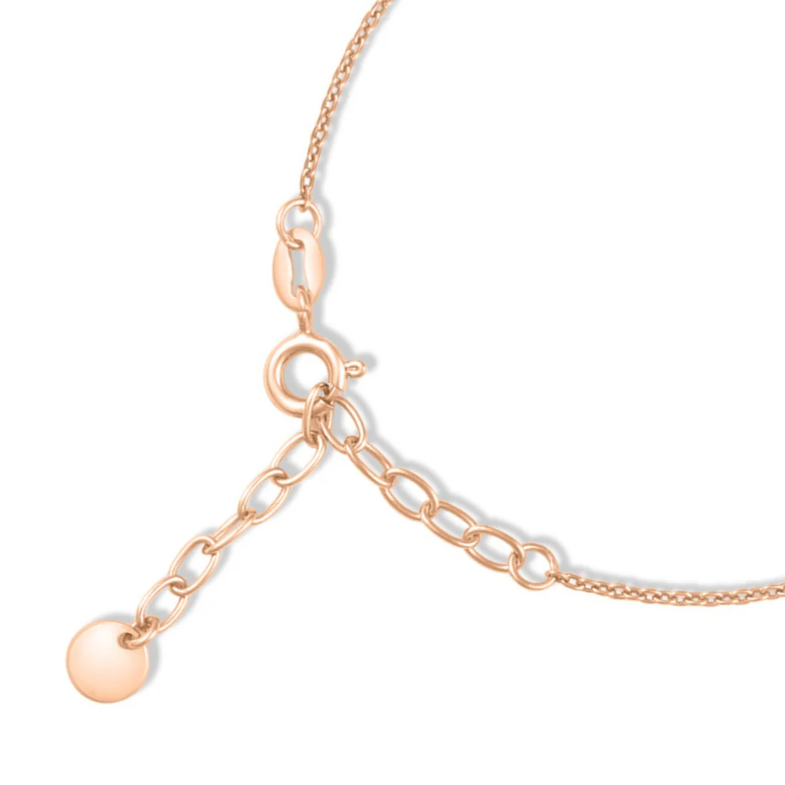 Pink Heart Rose Gold Plated 925 Sterling Silver Bracelet - Image 6