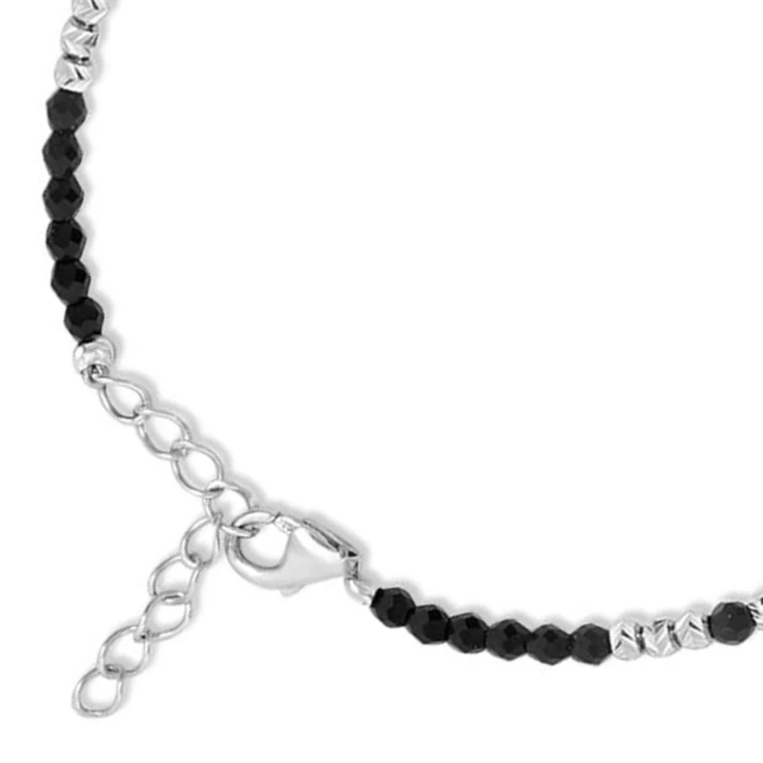 Protective Charm Rhodium Plated 925 Sterling Silver Evil Eye Bracelet - Image 6