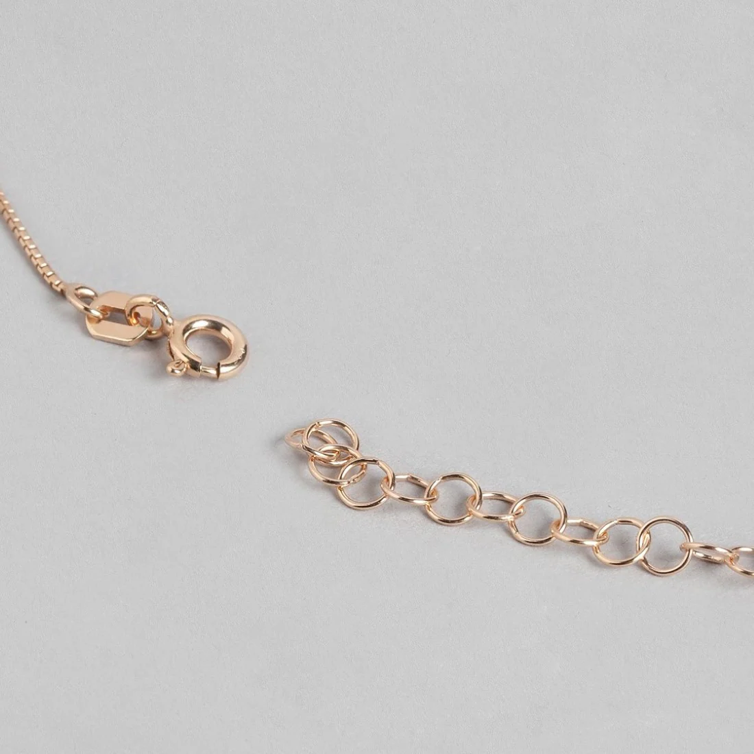 Radiant Pearl Elegance Rose Gold-Plated CZ 925 Sterling Silver Pendant with Chain - Image 6
