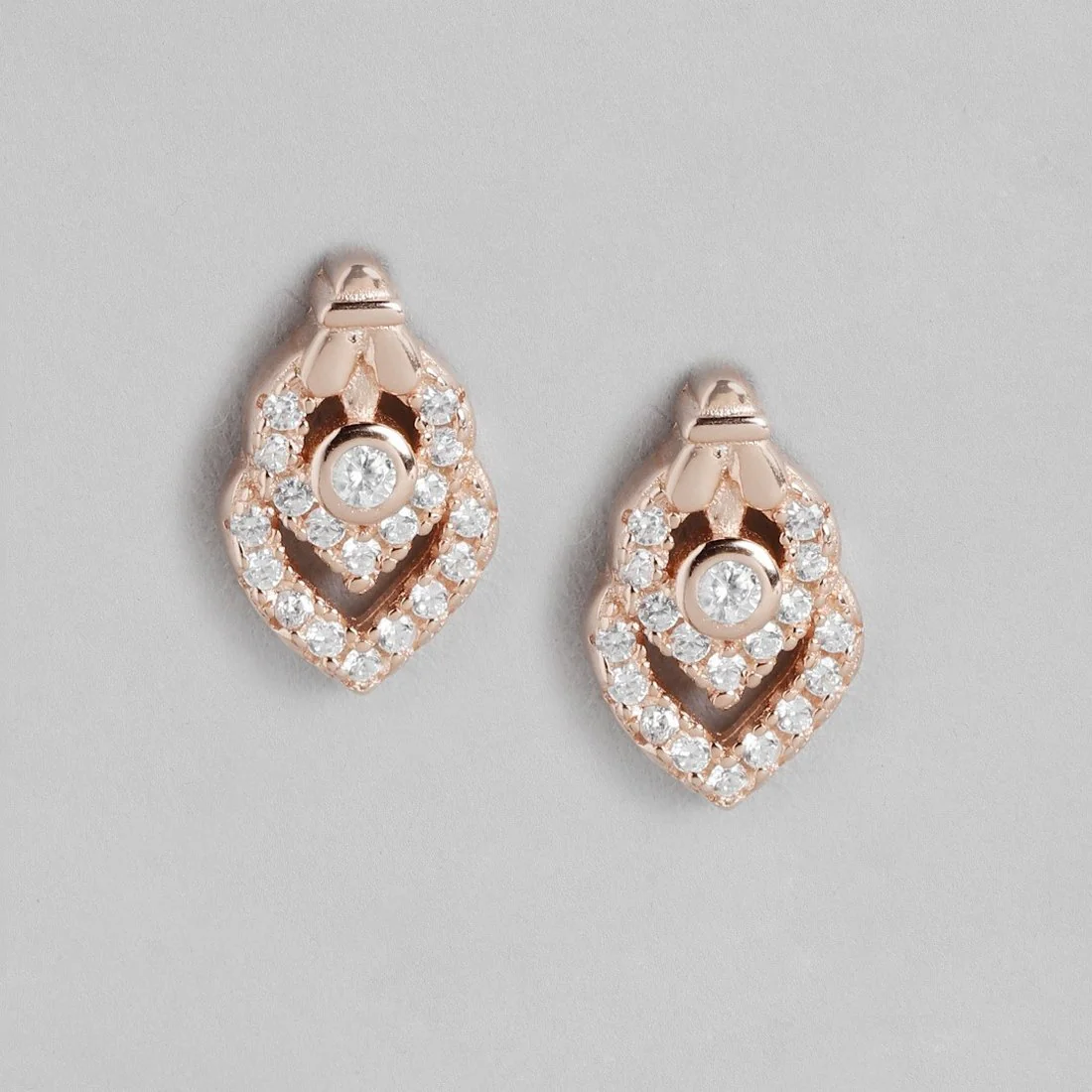 Radiant Rose Gold Elegance 925 Sterling Silver Jewelry Set - Image 4