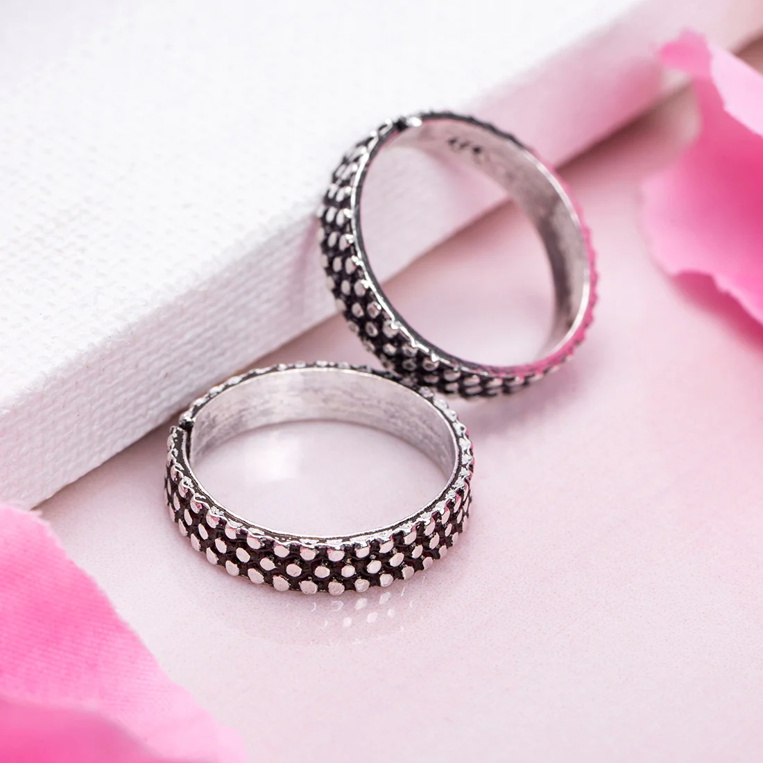 Radiant Steps 925 Sterling Silver Toe Rings - Image 2