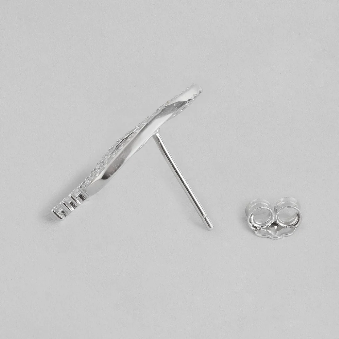 Radiant Zirconia Sparkle Dual Tone-Plated 925 Sterling Silver Drop Earrings - Image 6