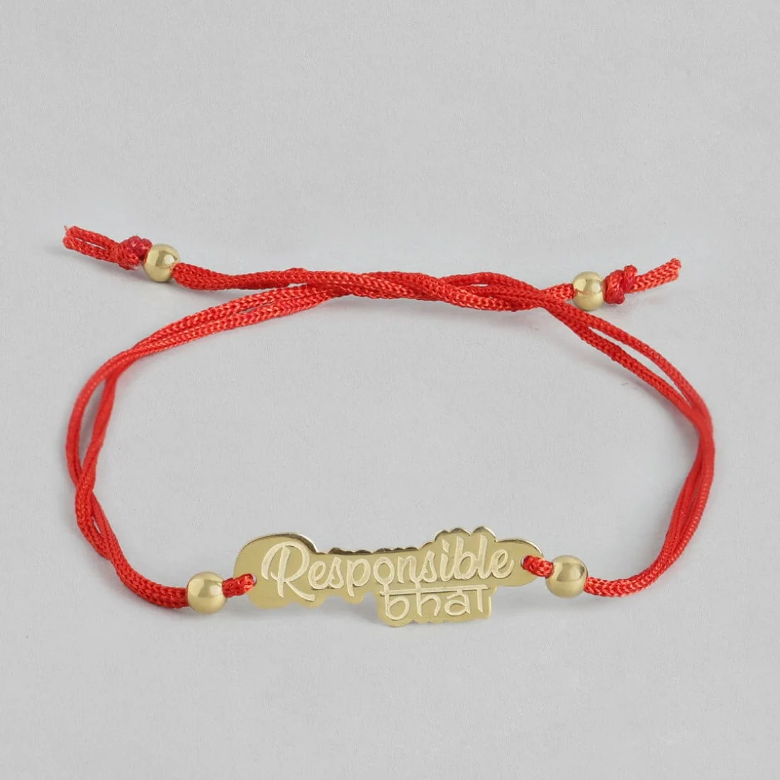 Rakhi Special 925 Sterling Silver Responsible Bhai Rakhi - Image 5